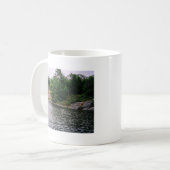 Felsen-Gesichts-Tasse Kaffeetasse (Vorderseite Links)