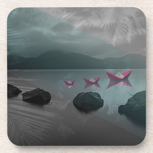 Felsen Getränkeuntersetzer (Vorderseite)