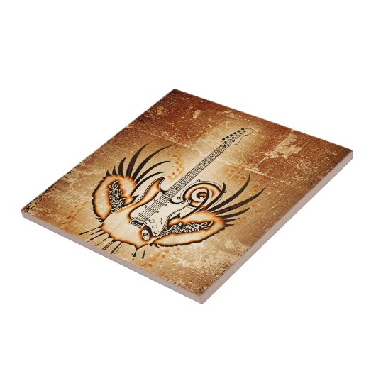 Felsen-Gitarren-neue Mode Fliese (Seite)