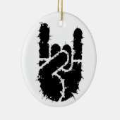 Felsen-Hand w/Distortion Keramikornament (Rechts)