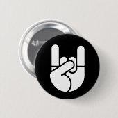 Felsen-HandSchablone Button (Vorne & Hinten)