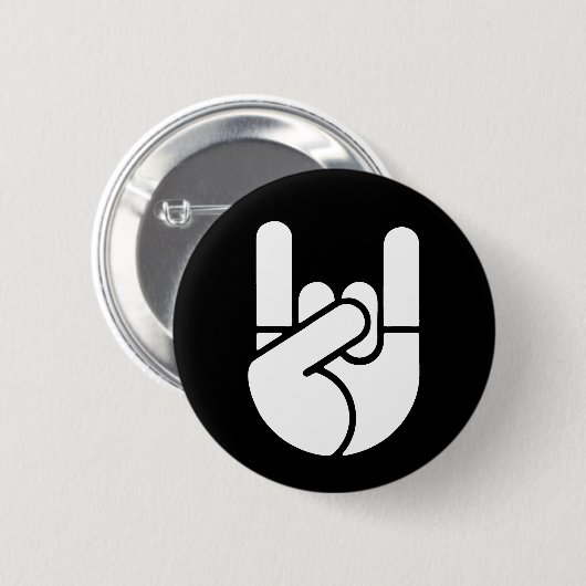 Felsen-HandSchablone Button (Vorne & Hinten)