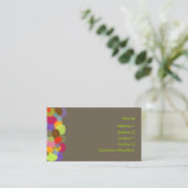 Felsen. helle und schöne Farben/DIY-Hintergrund Visitenkarte (Stehend Vorderseite)