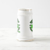 Felsen heraus mit Ihrem Kleeblatt heraus! Bierglas (Mittel)