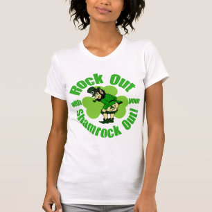 Felsen heraus mit Ihrem Kleeblatt heraus T-Shirt