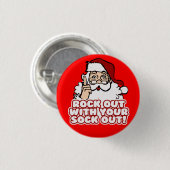 Felsen heraus mit Ihrer Socke heraus Sankt Button (Vorne & Hinten)