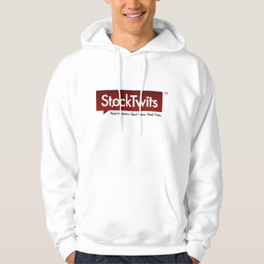 "Felsen heraus" StockTwits Hoodie (Vorderseite)