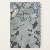 Felsen im Fluss Spiral-Notebook Notizblock (Rückseite)