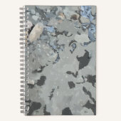 Felsen im Fluss Spiral-Notebook Notizblock (Vorderseite)