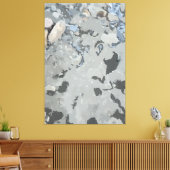 Felsen im Fluss Stretched Canvas Print Leinwanddruck (Insitu (Wohnzimmer))