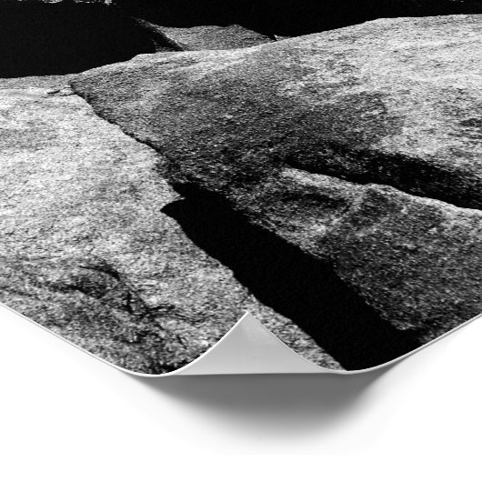 Felsen im Joshua-Tree-Nationalpark Poster (Ecke)