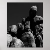 Felsen im Joshua-Tree-Nationalpark Poster (Vorne)