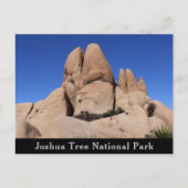 Felsen im Joshua-Tree-Nationalpark Postkarte (Vorderseite)