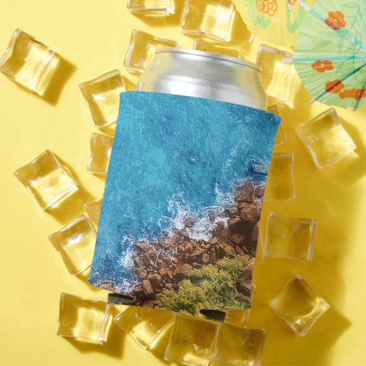 Felsen im Meer, über Sicht 1 Dosenkühler (In Situ Sommer)