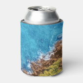 Felsen im Meer, über Sicht 1 Dosenkühler (Kanne Vorderseite)