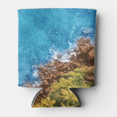 Felsen im Meer, über Sicht 1 Dosenkühler (Vorderseite)