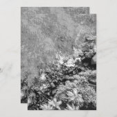 Felsen im Meer, über Sicht 2 Dankeskarte (Vorne/Hinten)