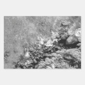 Felsen im Meer, über Sicht 2 Geschenkpapier Set (Vorderseite 3)