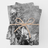 Felsen im Meer, über Sicht 2 Geschenkpapier Set (Beispiel)