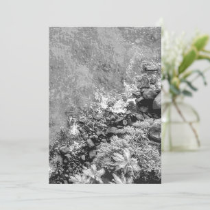 Felsen im Meer, über Sicht 2 Karte