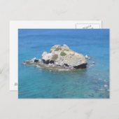 Felsen im Mittelmeer Postkarte (Vorne/Hinten)
