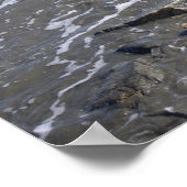 Felsen im Ozean Poster (Ecke)