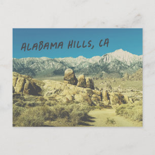 Felsen in den Alabama-Hügeln Postkarte