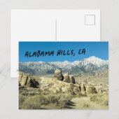 Felsen in den Alabama-Hügeln Postkarte (Vorne/Hinten)