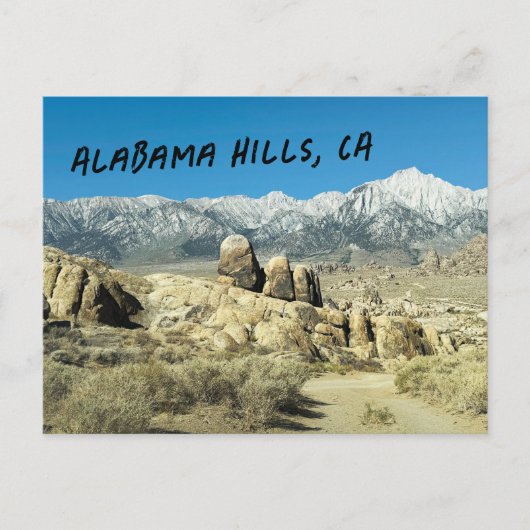 Felsen in den Alabama-Hügeln Postkarte (Vorderseite)