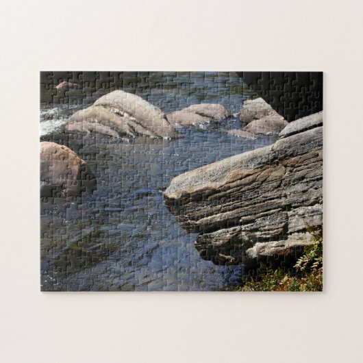 Felsen in Stream Nature Puzzle (Horizontal)