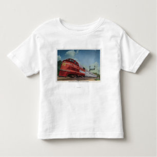 Felsen-Insel RocketStreamlined Zug Kleinkind T-shirt