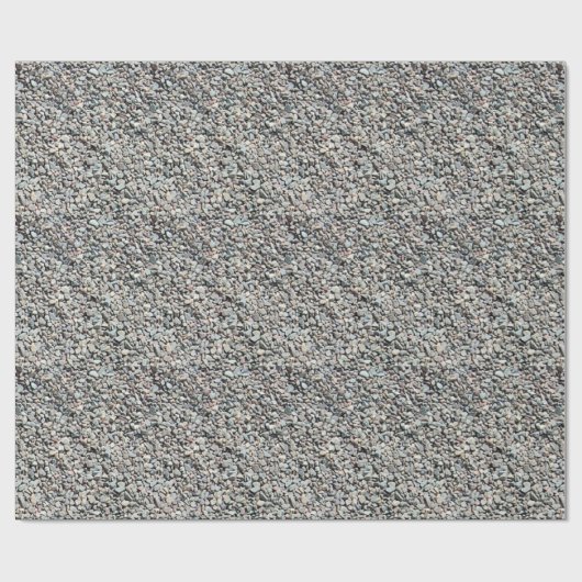 Felsen-Kiesel-Packpapier Geschenkpapier (Flach)