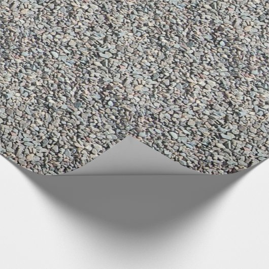 Felsen-Kiesel-Packpapier Geschenkpapier (Ecke)