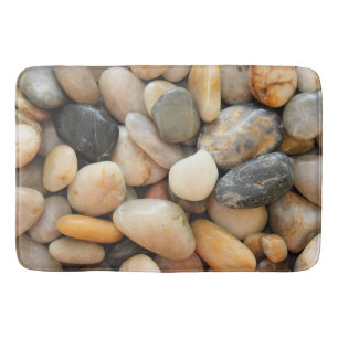Felsen, Kiesel und Steine Badematte