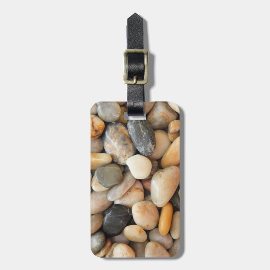 Felsen, Kiesel und Steine Gepäckanhänger (Vorderseite vertikal)