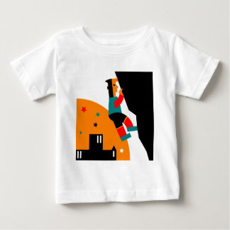 Felsen-Klettern abstrakt Baby T-shirt