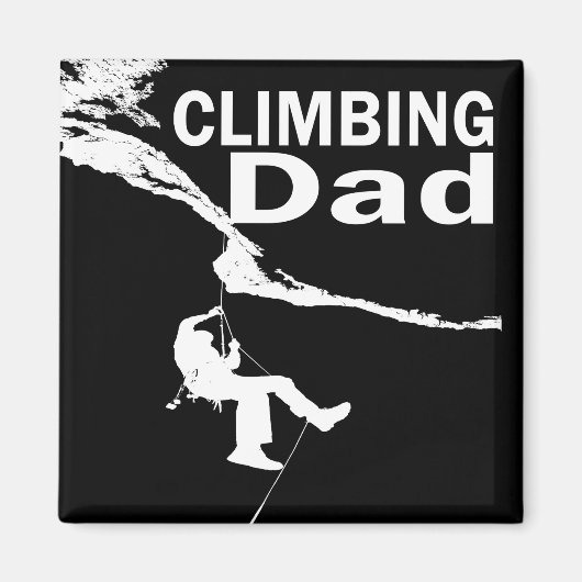 Felsen kletternder Vater Magnet (Vorne)