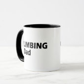Felsen kletternder Vater Tasse (Vorderseite Links)