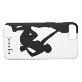 Felsen-KletternSilhouette Case-Mate iPhone Hülle (Rückseite (Horizontal))