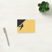 Felsen-KletternSilhouette Post-it Klebezettel (Büro)
