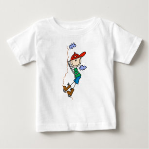 Felsen-KletternStrichmännchen Baby T-shirt