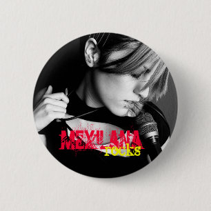 Felsen-Knopf Button