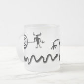 Felsen-Kunst-Collage Mattglastasse (Vorderseite Links)