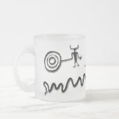 Felsen-Kunst-Collage Mattglastasse (Links)