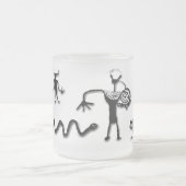 Felsen-Kunst-Collage Mattglastasse (Mittel)