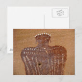 Felsen-Kunst-Schablone Postkarte (Vorne/Hinten)