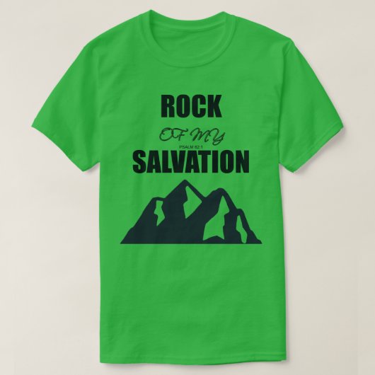 Felsen meiner Heilsbibel T-Shirt (Design vorne)