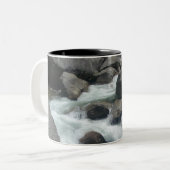 Felsen - Merced Fluss Zweifarbige Tasse (Vorderseite Links)