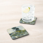 Felsen mit Eiche, Van Gogh Ölgemälde Getränkeuntersetzer (Rechte Seite)