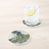 Felsen mit Eiche, Van Gogh Ölmalerei Getränkeuntersetzer (Seite)